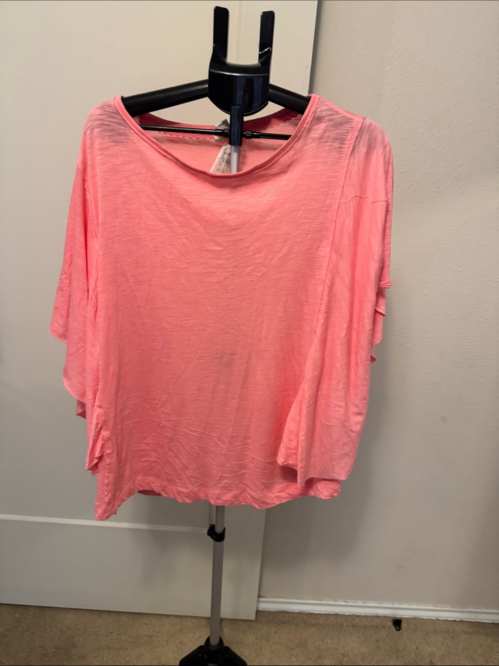 Westbound Coral Pink Dolman Sleeve Tunic